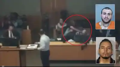 El padre de la víctima esperó su turno para hablar en el juicio, pero lo que vio lo hizo saltar el banquillo