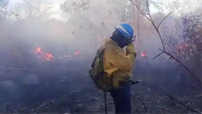 El fuego avanza en Alto Comedero y los bomberos ya no pueden controlarlo