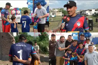Un arquero de Primera llegó a un club de barrio de Paraná y lo que dejó adentro los dejó sin palabras