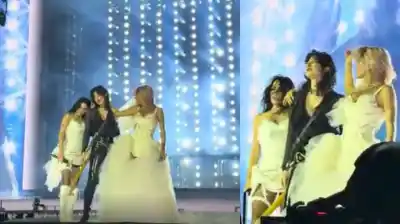 Lali, Tini y Marilina Bertoldi: el momento sobre el escenario de River que nadie vio venir