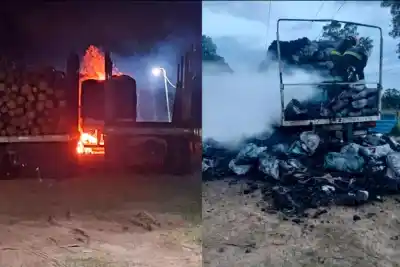 El fuego arrancó en un acoplado, pero el viento lo llevó mucho más lejos