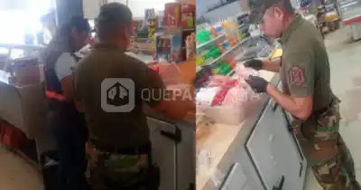 Entraron a controlar una carnicería en Campo Quijano y la balanza no fue lo peor que encontraron
