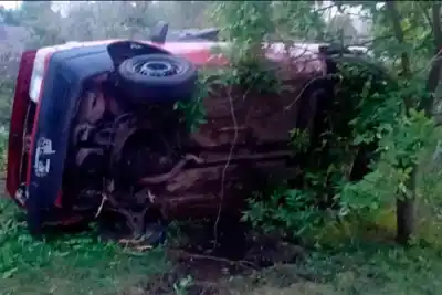Manejaba con 1,14 de alcohol, chocó contra un árbol y volcó: el detalle que complicó al conductor