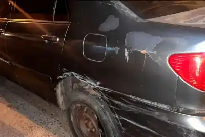 Choque en cadena en Concordia: uno de los autos se borró y la Policía ya sabe de quién es