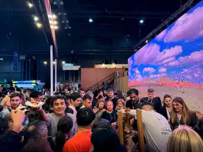 San Luis desembarcó en La Rural y el stand no paró de recibir gente