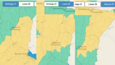 Alerta amarilla en Entre Ríos: ¿en qué momento el temporal se extiende a toda la provincia?