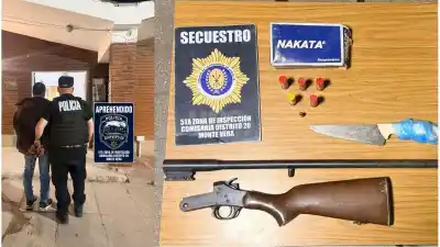 El dato que entregó la hija hizo caer al hombre que golpeó a su mujer en Monte Vera