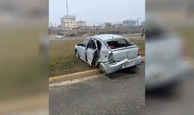 Volantazo en la rotonda del Cristo: el detalle del conductor que complicó todo