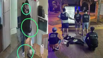 Le allanaron la casa en A-4 y se lo llevaron detenido por un robo en Itaembé Guazú