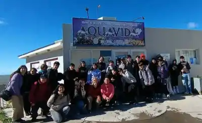 Rawson: el plan que llevó a chicos y abuelos a "bucear" en los mares de Chubut