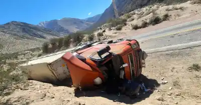 Un camión quedó fuera de control en la Ruta 7 y el operativo sorprendió a los conductores