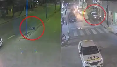 Las cámaras los captaron al volante y el final quedó grabado