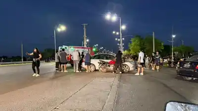 Chocaron en la Ruta del Sol y la maniobra del auto quedó bajo la lupa