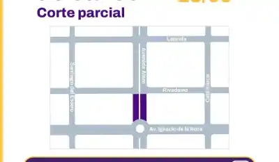 Capital corta Alem y Chile: los trabajos que obligan a desviar el camino