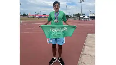 Neuquino en Colombia: dos medallas y un trámite que le cambia el futuro