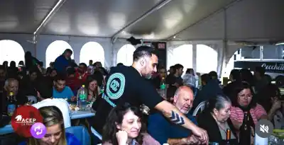 1.500 personas, un dinosaurio y un Messi: la fiesta que colmó General Pico