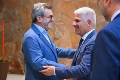 El titular de la UIA llegó a San Luis y se fue con una frase que ilusiona al sector