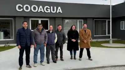 Chubut mira a Rada Tilly para resolver la crisis de agua: qué encontraron los funcionarios adentro de la cooperativa