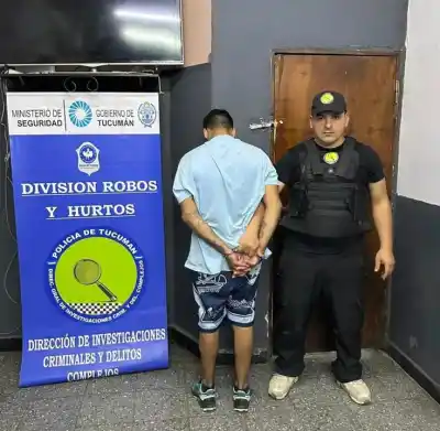 Cayó "Pata": lo que llevaba encima cuando lo atraparon por el crimen de Barrancas del Salí