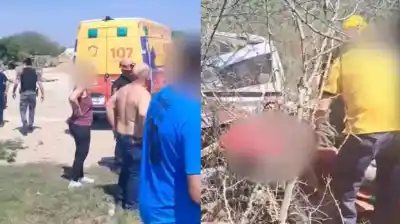 Cayó una avioneta en Córdoba con cinco ocupantes: las imágenes del rescate que sorprenden