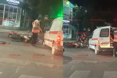 Iba a dar a luz en una ambulancia y un motociclista borracho le cambió el viaje