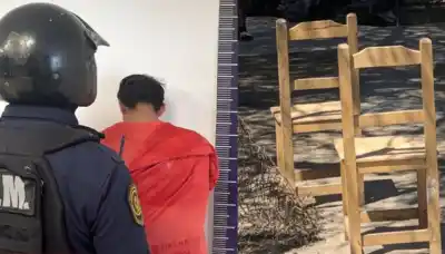 Entró a una casa del barrio Sarmiento y se llevó dos sillas y dos trípodes: lo que no calculó fue la esquina
