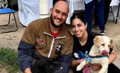 Se esperaban unos pocos vecinos con mascotas y la convocatoria los sorprendió a todos