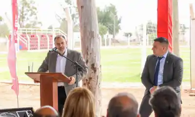 Inauguró obras en Patquía y lanzó una advertencia que nadie esperaba escuchar