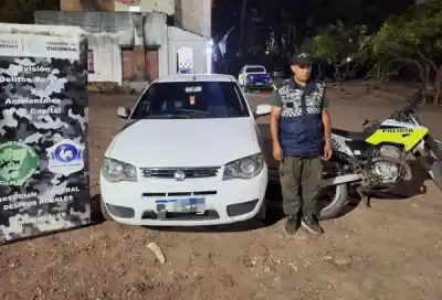 Un auto que no era lo que parecía: lo pararon en Lastenia y el conductor terminó demorado