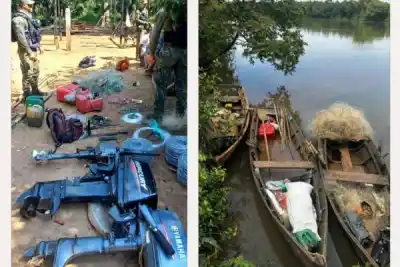 Entraron a un campamento en una isla de Corrientes y no esperaban lo que había adentro