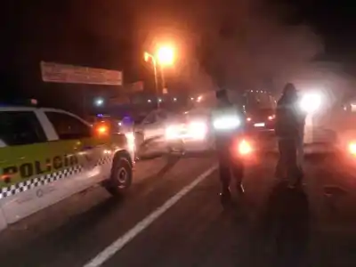 Yonopongo: Trabajadores del Citrus cortan la vieja RN 38