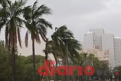 Santiago se prepara para un martes de ráfagas de hasta 59 km/h: qué pasará con la lluvia