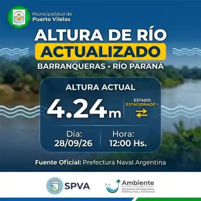 El río bajó unos centímetros, pero el camino a Isla Soto sigue sin dar señales de abrirse