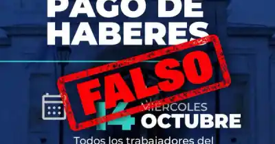 El Gobierno de Santa Cruz salió a desmentir una fecha de pago de sueldos: qué se sabe