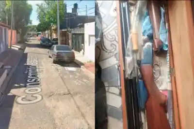 Una caja de madera en la calle, un vecino curioso y un hallazgo que activó a la Policía Científica