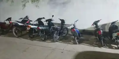 Operativo antipicadas en Quimilí: el detalle que apareció en cada moto secuestrada