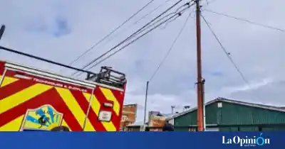 Río Gallegos: el poste que encendió las alarmas en plena calle y obligó a cortar la zona