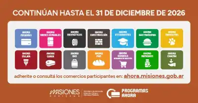 Misiones renueva 14 programas Ahora: los nuevos topes que cambian desde octubre