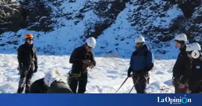 Una avalancha los atrapó en el Cerro Crestón y el rescate terminó con un detalle inesperado
