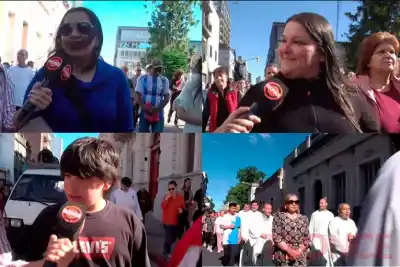 Caminaron por Paraná detrás de San Miguel: los pedidos que repitieron los fieles