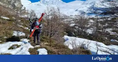 Avalancha en el Cerro Crestón: dos turistas quedaron atrapados y el operativo terminó con una noticia que nadie quería dar