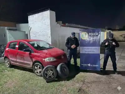 Robaron dos ruedas en Santa Rosa: los esperaban con una sorpresa en la gomería