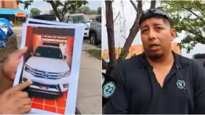 Cruzaron a Bolivia a comprar repuestos y la camioneta desapareció en solo tres minutos
