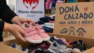 Piden zapatillas del 21 al 36 para 20 pares de pies que esperan en Jujuy