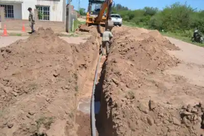 Vecinos de Los Frentones esperaban esta obra desde hace años: el sueño del agua potable empieza a cumplirse