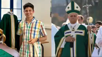 El santarroseño que cosió para el Papa: la carrera contra el reloj que nadie vio