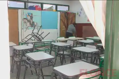 El paro docente arrasa en una escuela de Paraná y la vicedirectora reveló qué pasará este jueves