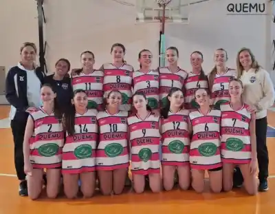 La final del cestoball Sub 17 se definió en cancha y Quemú Quemú se quedó con la fiesta