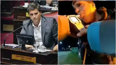 Votó Alcohol Cero como senador y ahora lo pararon en Pinamar: lo que declaró no cerró