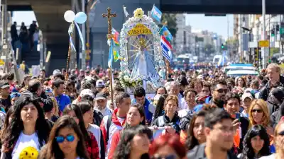 2 millones de peregrinos, 60 kilómetros y un operativo gigante: el detalle que casi nadie conoce